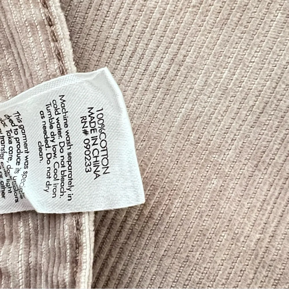 PACSUN Pink Corduroy Dad Ankle Pants Size 26